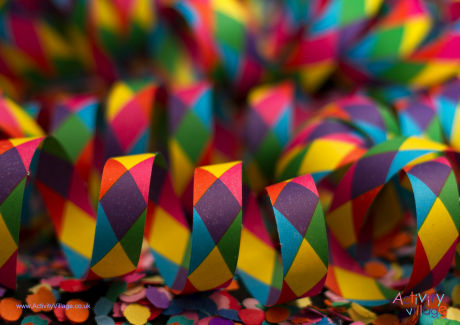 Carnival streamers poster