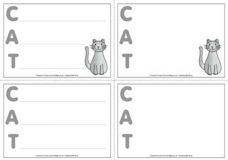 Cat Acrostic Poem Printable