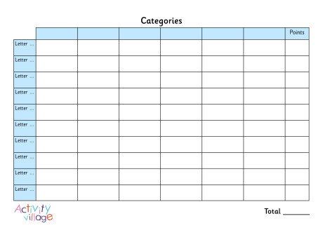 Categories 10 Rounds