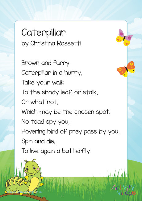 Caterpillar, by Christina Rosetti Caterpillar, by Christina Rosetti