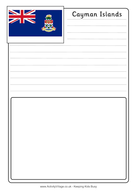 Cayman Islands notebooking page 