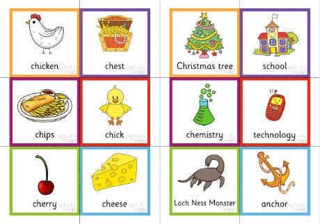 Ch Alternative Pronunciation Sorting Game