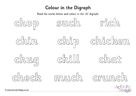 Ch Digraph Colour In
