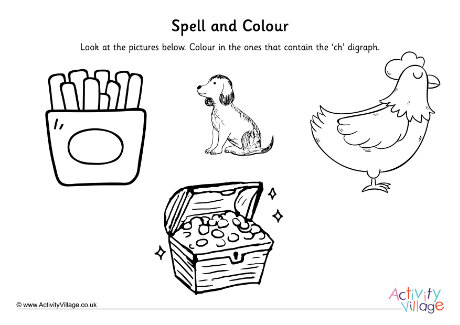 Ch Digraph Spell And Colour