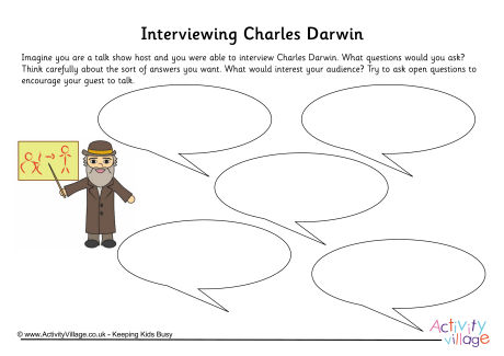 Charles Darwin interview worksheet