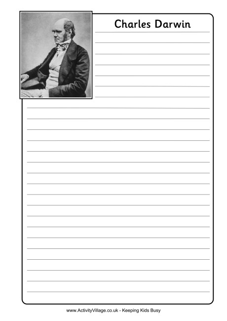Charles Darwin Notebooking Page Charles Darwin Notebooking Page