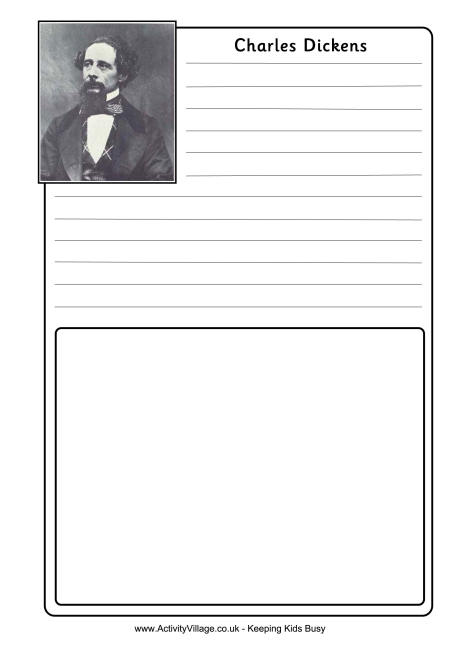 Charles Dickens notebooking page