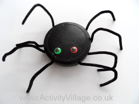 Cheese Box Spider Craft