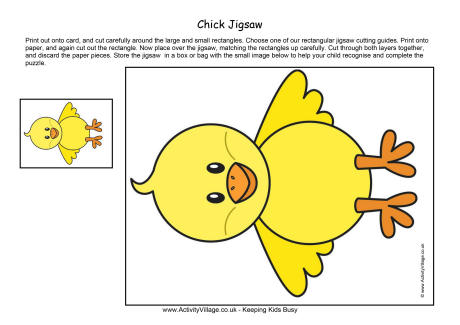 Chick jigsaw Chick jigsaw