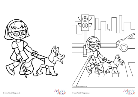 Children With Disabilities Colouring Page 28 Children With Disabilities Colouring Page 28