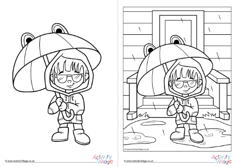Children With Disabilities Colouring Page 6