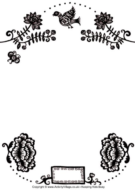 Chinese design writing paper