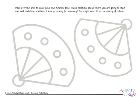 Chinese fans pencil control