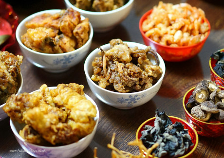 Chinese New Year feast poster
