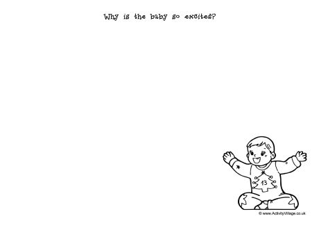 Christmas Baby Doodle Page