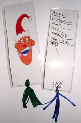 Christmas bookmarks