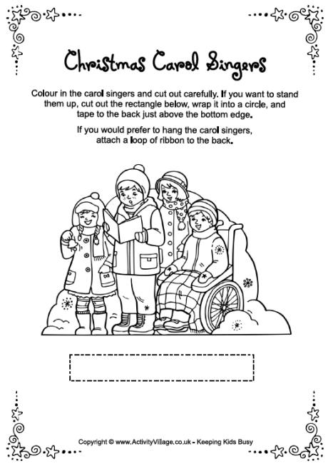 Christmas characters - carol singers
