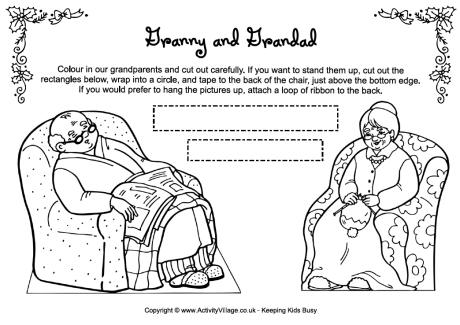 Christmas characters - grandparents