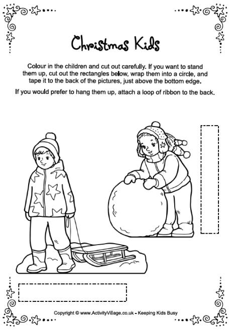 Christmas characters - kids 1
