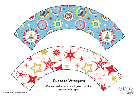 Christmas Cupcake Wrappers 1