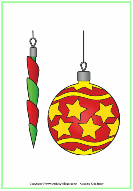 Christmas decorations poster 2