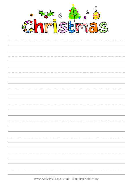 Free printable stationery   writing paper