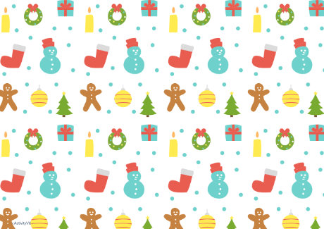 Christmas Fun Scrapbook Paper