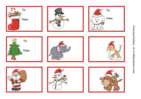 Christmas gift tags 4