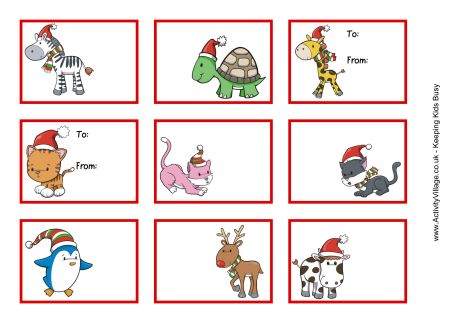 Christmas gift tags 5