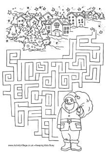 Holiday Mazes