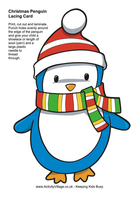 Free Printable Penguin Template from www.activityvillage.co.uk