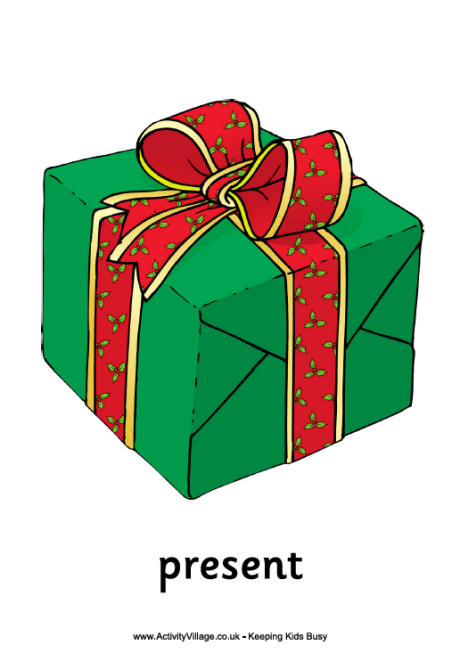 Christmas present poster