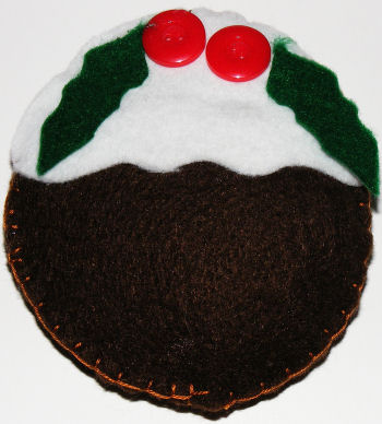 Christmas pudding beanbag