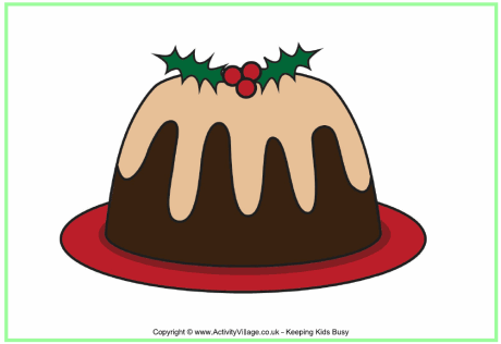 Christmas pudding poster 2