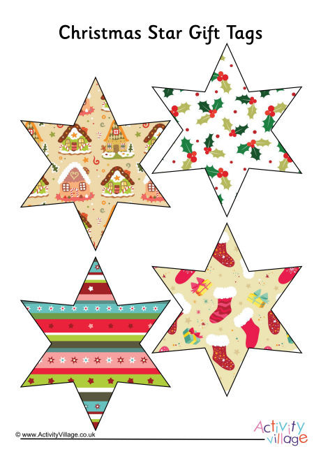 Christmas Star Gift Tags 4