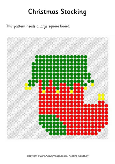 xmas hama bead designs free