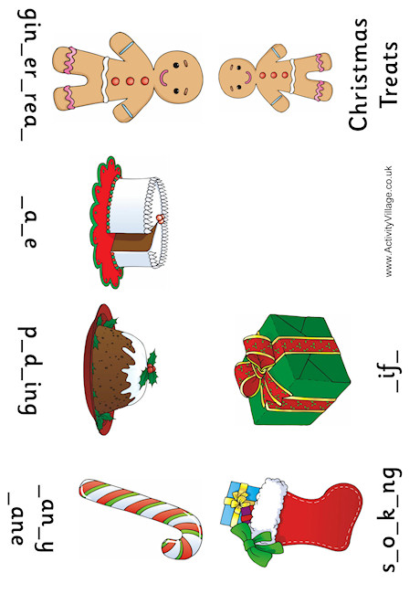 Christmas Treats Fill In The Blanks Booklet Christmas Treats Fill In The Blanks Booklet