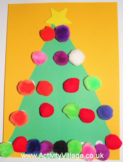 Christmas tree advent calendar