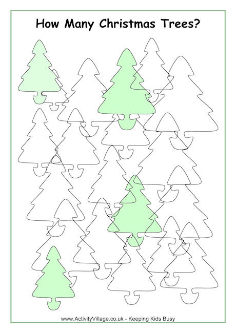 Christmas tree jumble