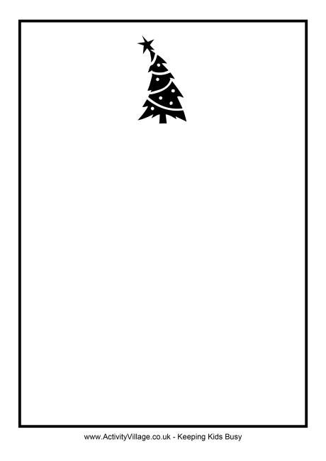 Christmas Tree Writing Frame