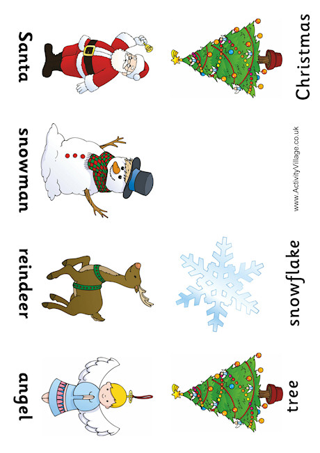 Christmas Vocabulary Booklet Christmas Vocabulary Booklet