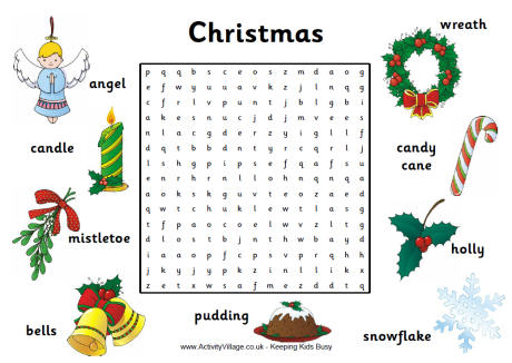 Christmas Word Search 2
