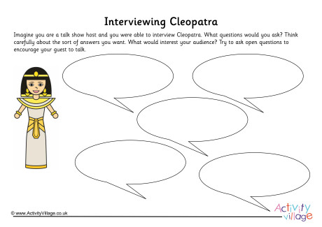 Cleopatra Interview Worksheet