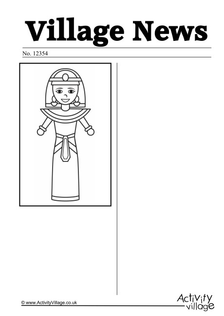 Cleopatra Newspaper Writing Prompt