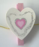 heart clothes peg