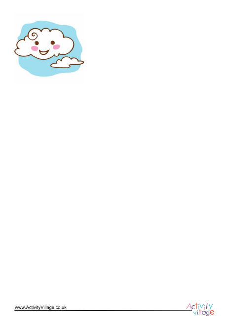 Cloud Writing Paper