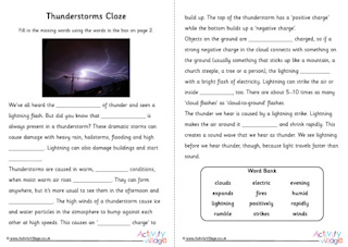 Cloze Worksheets