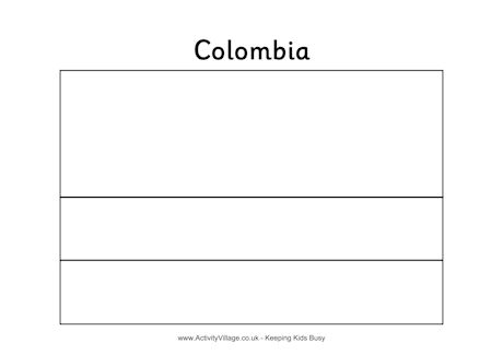 Download Colombia Colouring Flag