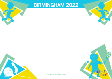 Commonwealth Games 2022 frame - landscape