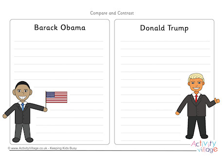 Compare and Contrast Trump and Obama